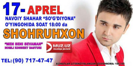 Shohruhxon gastrolga otlandi